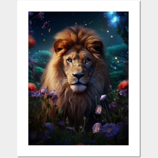 Eden Garden Lion Posters and Art